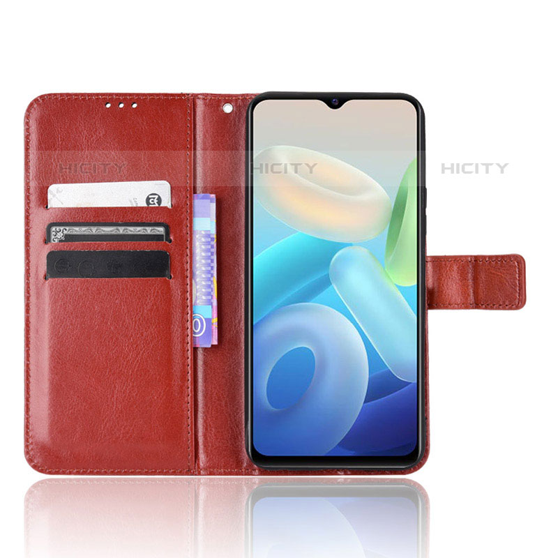 Coque Portefeuille Livre Cuir Etui Clapet BY5 pour Vivo T1 5G India Plus