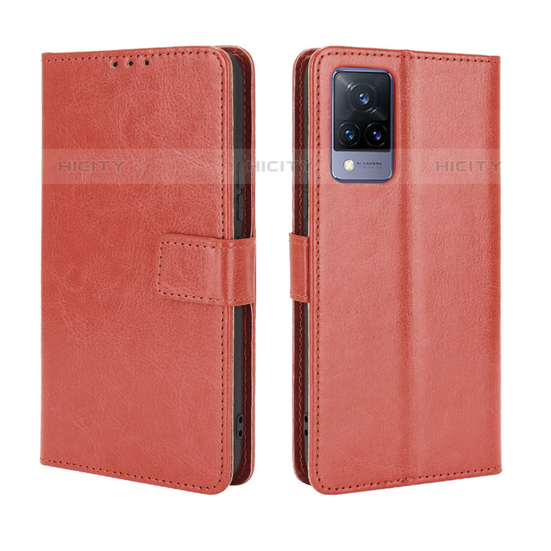 Coque Portefeuille Livre Cuir Etui Clapet BY5 pour Vivo V21s 5G Plus