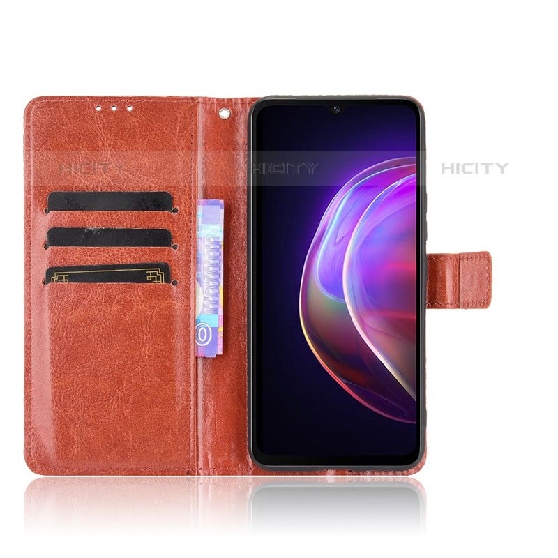 Coque Portefeuille Livre Cuir Etui Clapet BY5 pour Vivo V21s 5G Plus