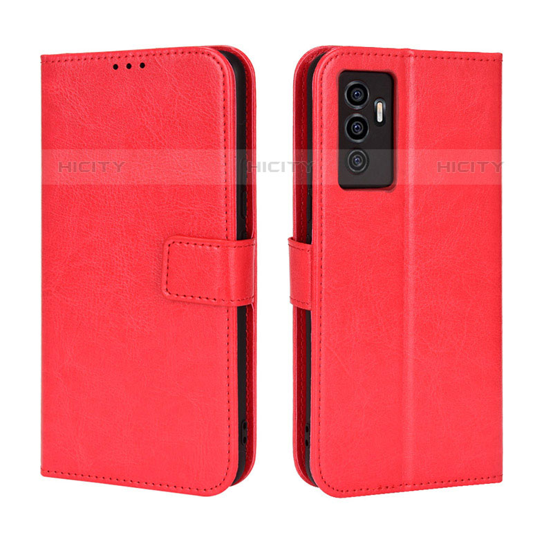 Coque Portefeuille Livre Cuir Etui Clapet BY5 pour Vivo V23e 5G Plus