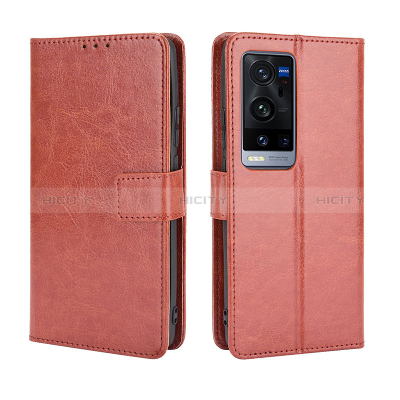 Coque Portefeuille Livre Cuir Etui Clapet BY5 pour Vivo X60 Pro+ Plus 5G Plus