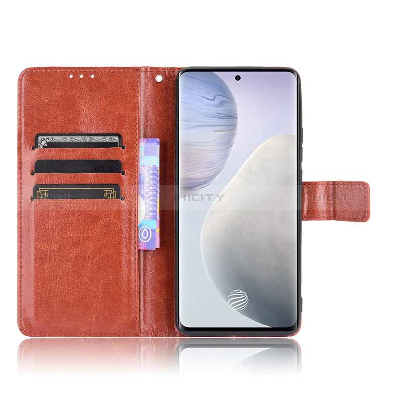 Coque Portefeuille Livre Cuir Etui Clapet BY5 pour Vivo X60 Pro+ Plus 5G Plus