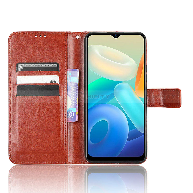 Coque Portefeuille Livre Cuir Etui Clapet BY5 pour Vivo Y02S Plus