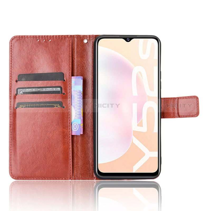 Coque Portefeuille Livre Cuir Etui Clapet BY5 pour Vivo Y31s 5G Plus