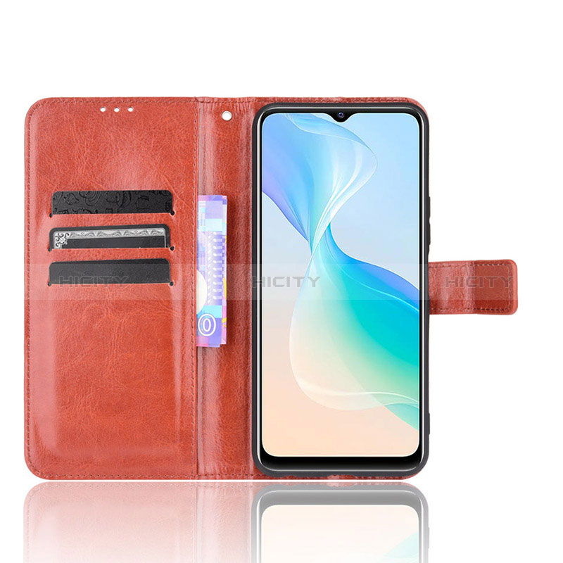 Coque Portefeuille Livre Cuir Etui Clapet BY5 pour Vivo Y32 4G Plus