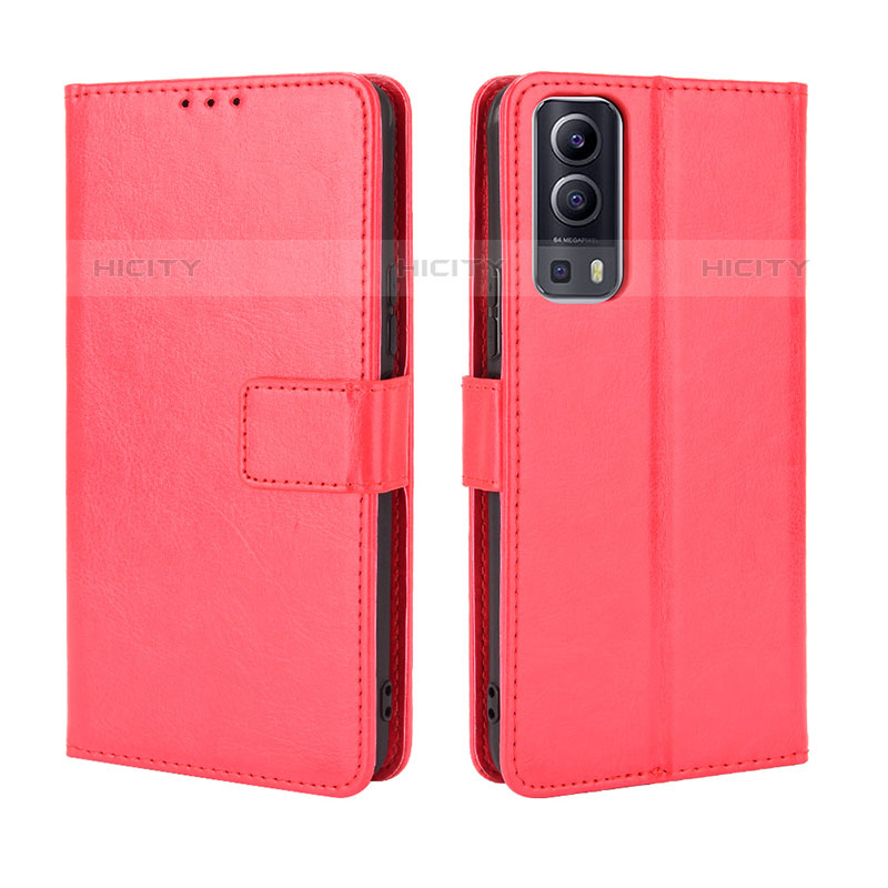 Coque Portefeuille Livre Cuir Etui Clapet BY5 pour Vivo Y52 5G Plus