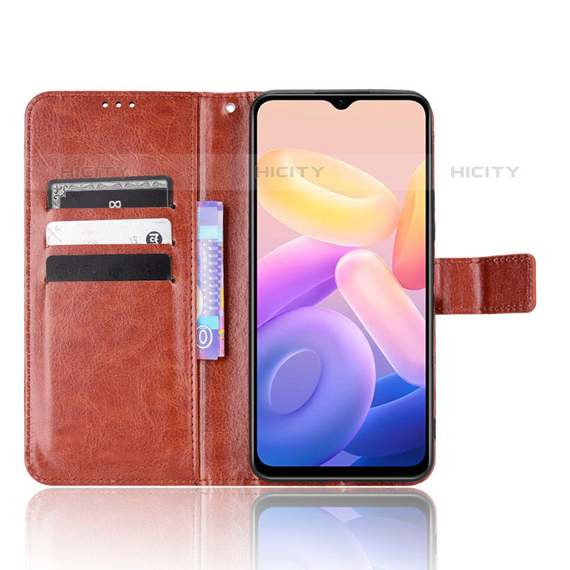 Coque Portefeuille Livre Cuir Etui Clapet BY5 pour Vivo Y55s (2021) Plus