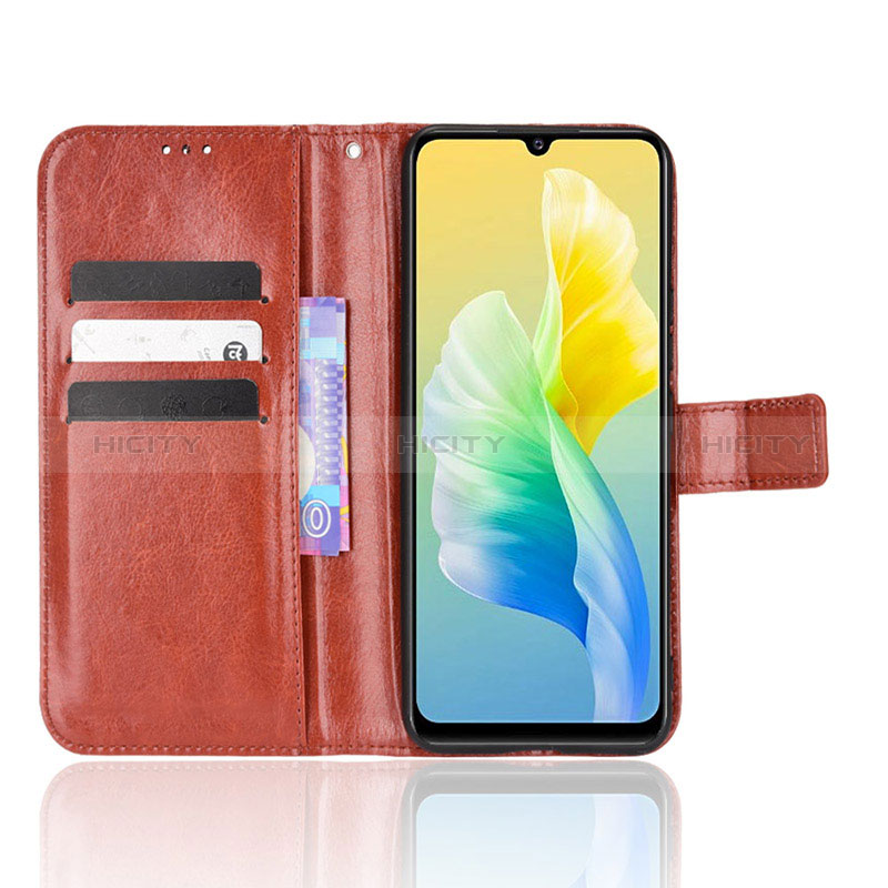 Coque Portefeuille Livre Cuir Etui Clapet BY5 pour Vivo Y75 4G Plus