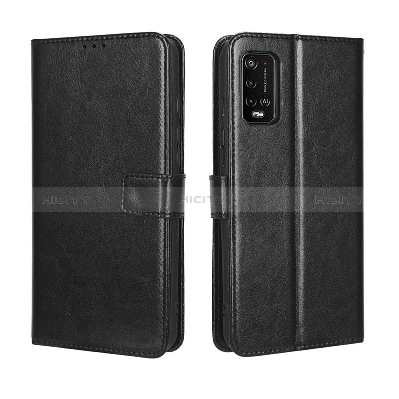 Coque Portefeuille Livre Cuir Etui Clapet BY5 pour Wiko Power U10 Noir Plus