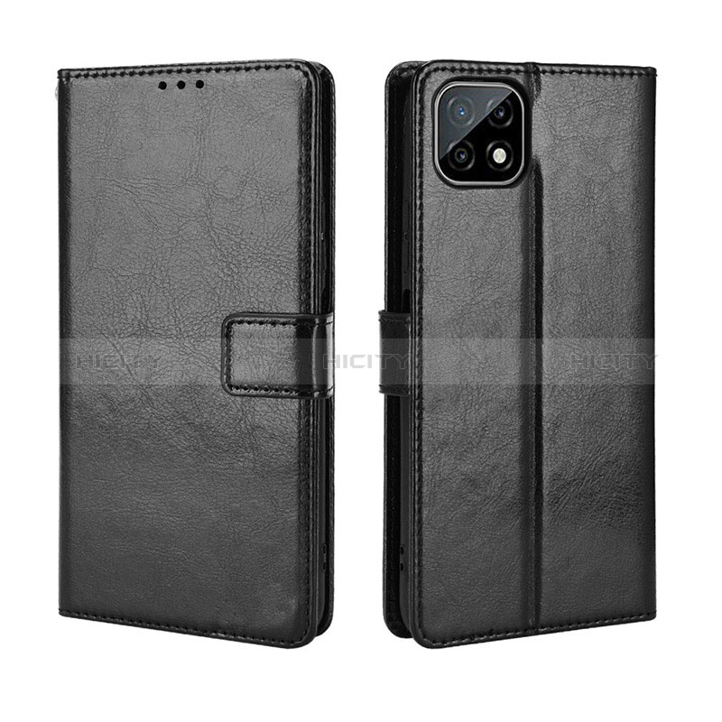 Coque Portefeuille Livre Cuir Etui Clapet BY5 pour Wiko T3 Noir Plus