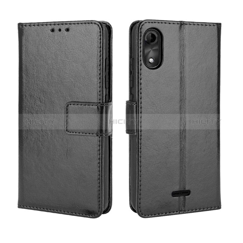 Coque Portefeuille Livre Cuir Etui Clapet BY5 pour Wiko Y51 Noir Plus