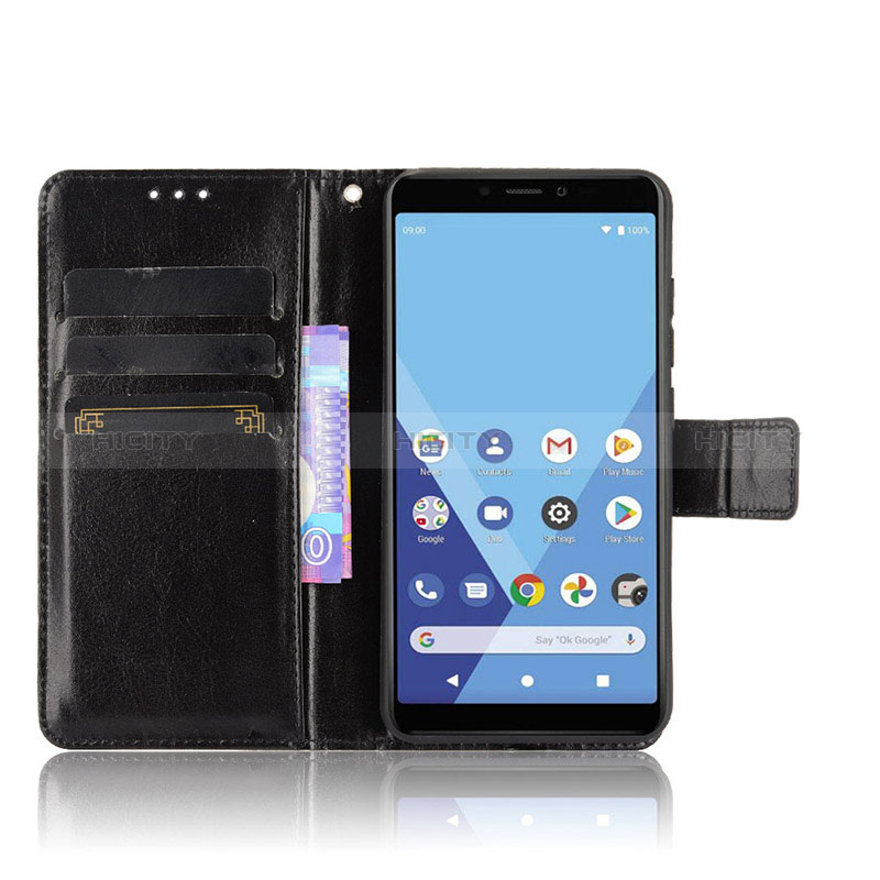 Coque Portefeuille Livre Cuir Etui Clapet BY5 pour Wiko Y51 Plus