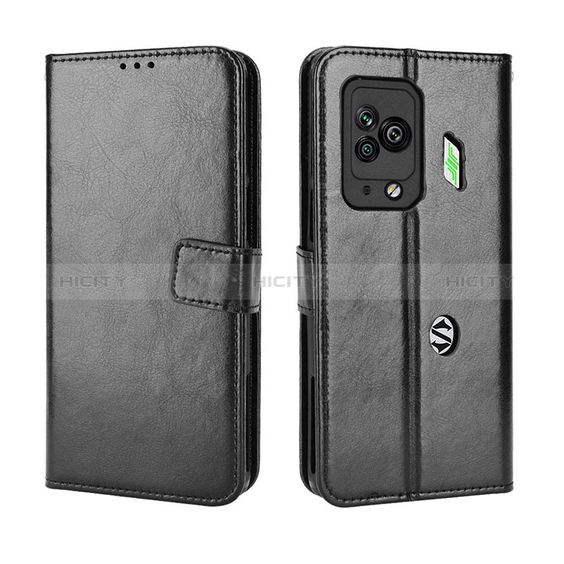 Coque Portefeuille Livre Cuir Etui Clapet BY5 pour Xiaomi Black Shark 5 Pro 5G Noir Plus