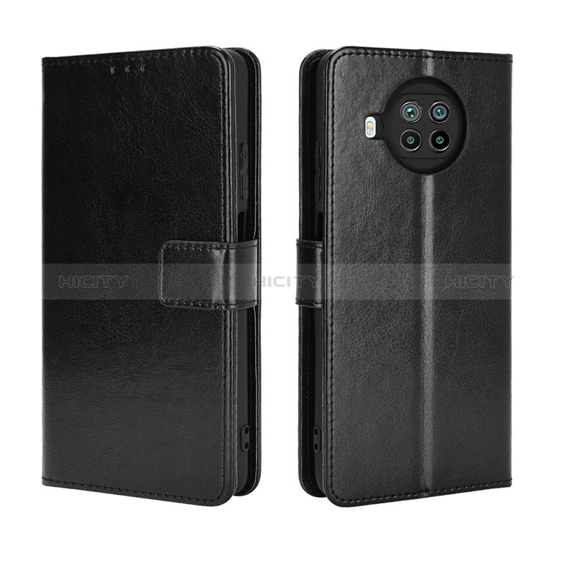 Coque Portefeuille Livre Cuir Etui Clapet BY5 pour Xiaomi Mi 10i 5G Noir Plus