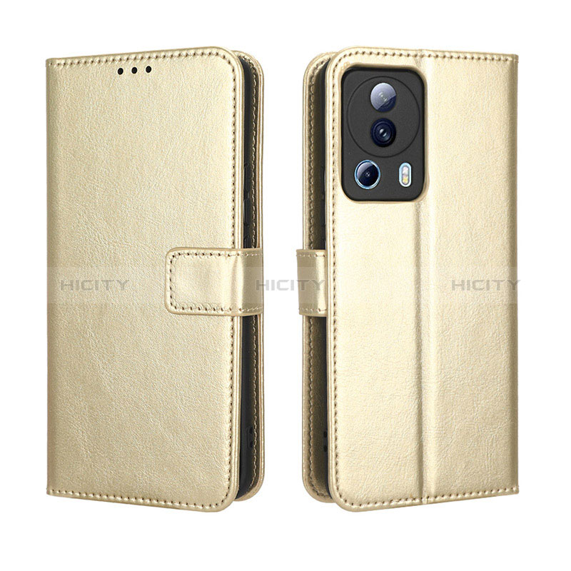 Coque Portefeuille Livre Cuir Etui Clapet BY5 pour Xiaomi Mi 12 Lite NE 5G Or Plus