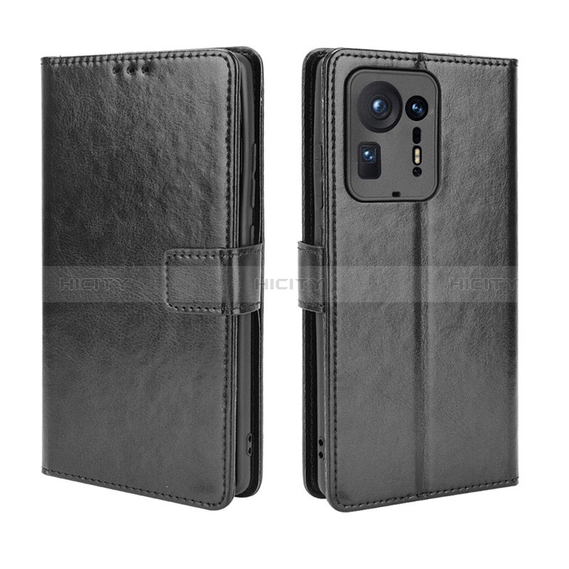 Coque Portefeuille Livre Cuir Etui Clapet BY5 pour Xiaomi Mi Mix 4 5G Noir Plus