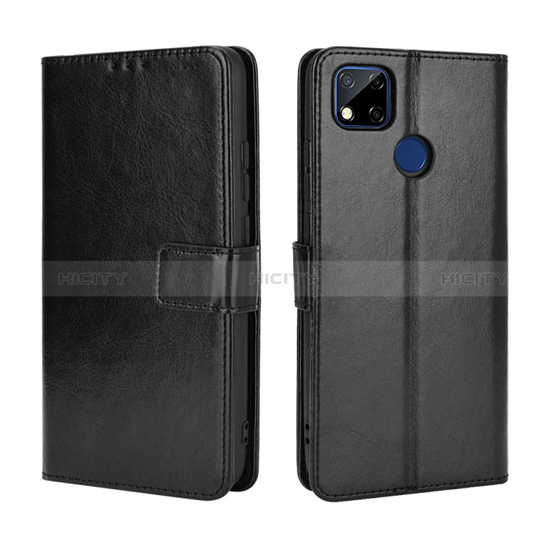 Coque Portefeuille Livre Cuir Etui Clapet BY5 pour Xiaomi POCO C3 Noir Plus