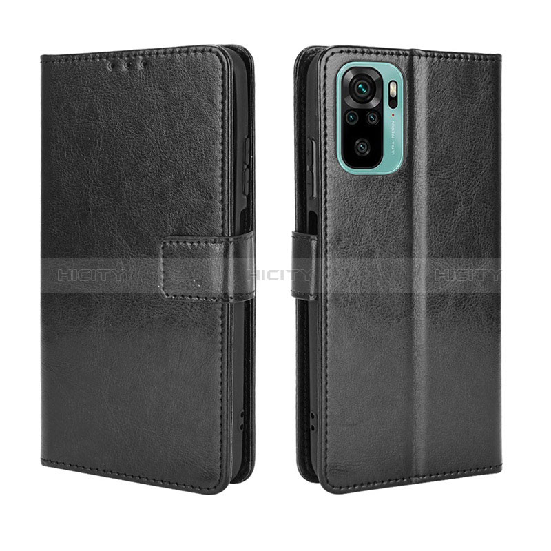 Coque Portefeuille Livre Cuir Etui Clapet BY5 pour Xiaomi Poco M5S Noir Plus