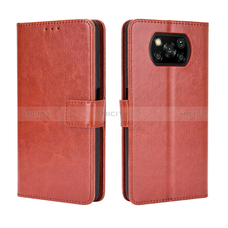 Coque Portefeuille Livre Cuir Etui Clapet BY5 pour Xiaomi Poco X3 Plus