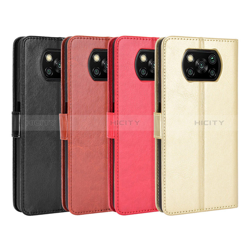 Coque Portefeuille Livre Cuir Etui Clapet BY5 pour Xiaomi Poco X3 Plus