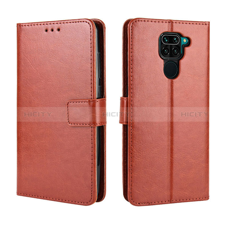 Coque Portefeuille Livre Cuir Etui Clapet BY5 pour Xiaomi Redmi 10X 4G Marron Plus