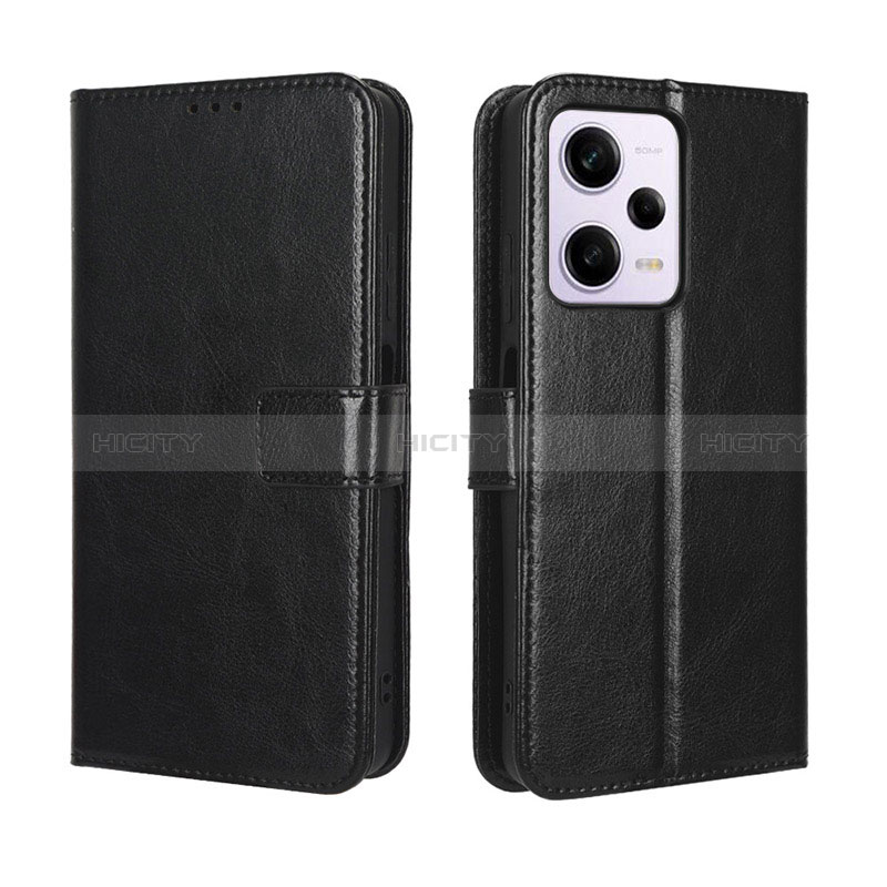 Coque Portefeuille Livre Cuir Etui Clapet BY5 pour Xiaomi Redmi Note 12 Explorer Noir Plus