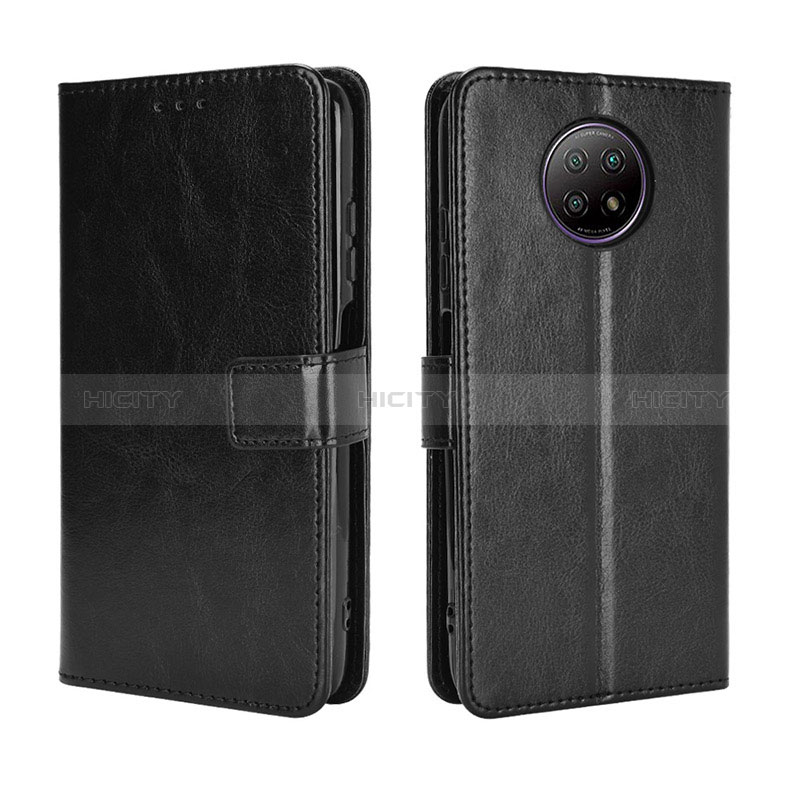 Coque Portefeuille Livre Cuir Etui Clapet BY5 pour Xiaomi Redmi Note 9 5G Noir Plus