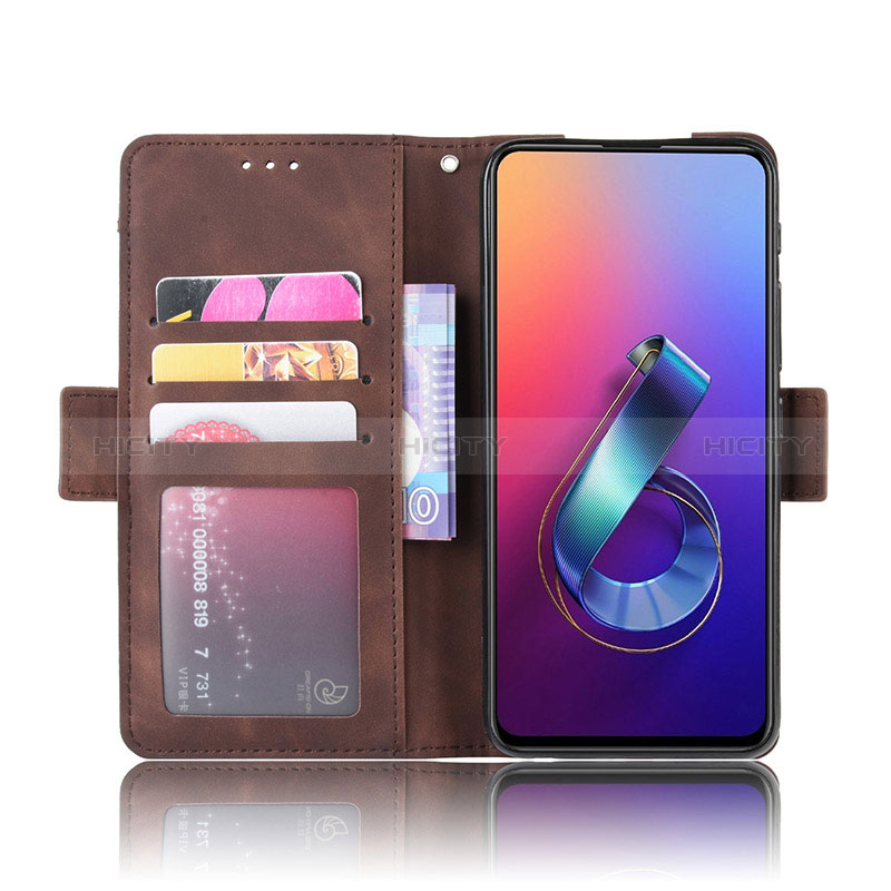 Coque Portefeuille Livre Cuir Etui Clapet BY6 pour Asus Zenfone 6 ZS630KL Plus