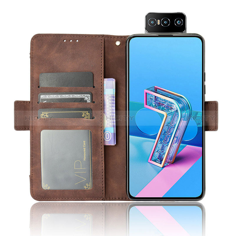 Coque Portefeuille Livre Cuir Etui Clapet BY6 pour Asus Zenfone 7 Pro ZS671KS Plus