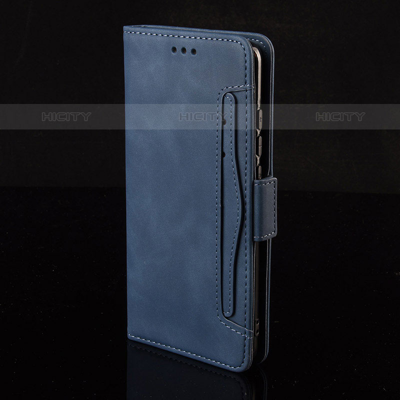 Coque Portefeuille Livre Cuir Etui Clapet BY6 pour Google Pixel 6a 5G Bleu Plus