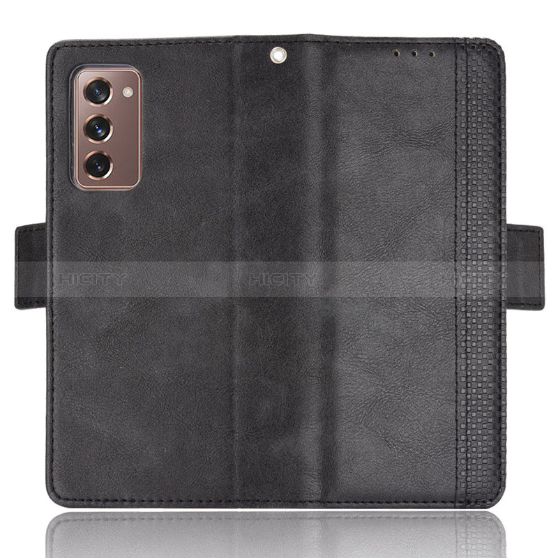 Coque Portefeuille Livre Cuir Etui Clapet BY6 pour Samsung Galaxy Z Fold2 5G Plus