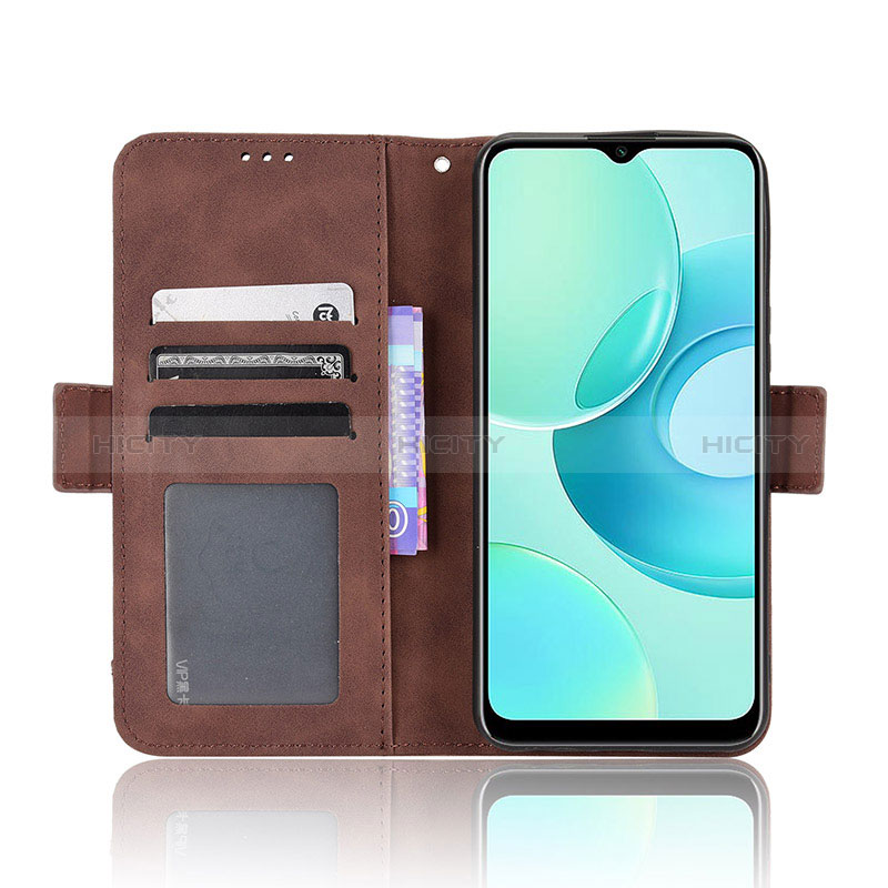 Coque Portefeuille Livre Cuir Etui Clapet BY6 pour Wiko T10 Plus