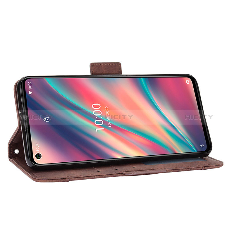 Coque Portefeuille Livre Cuir Etui Clapet BY6 pour Wiko View5 Plus