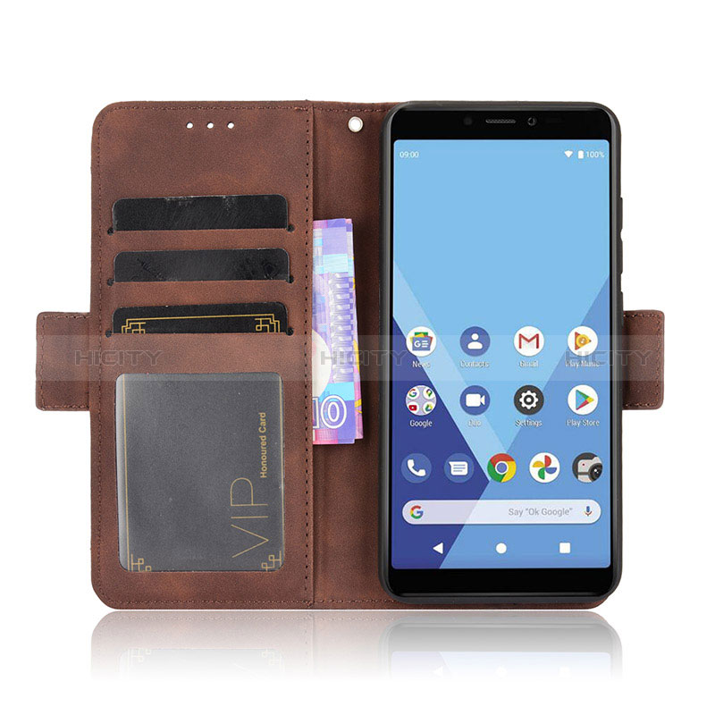 Coque Portefeuille Livre Cuir Etui Clapet BY6 pour Wiko Y51 Plus