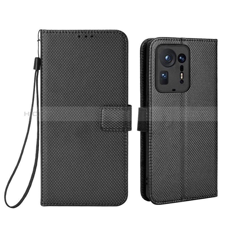 Coque Portefeuille Livre Cuir Etui Clapet BY6 pour Xiaomi Mi Mix 4 5G Noir Plus