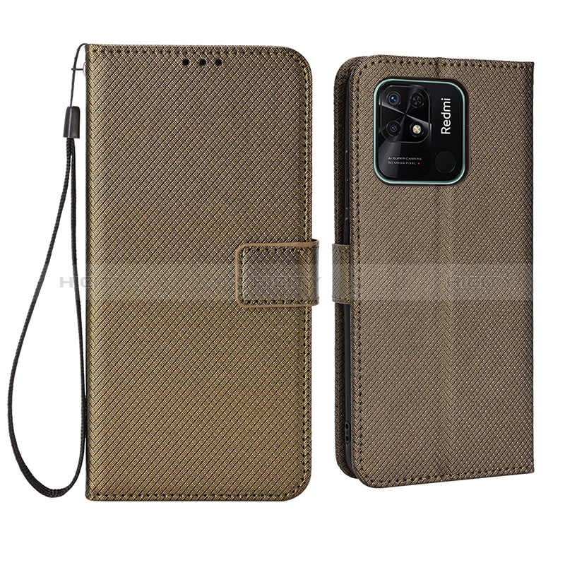 Coque Portefeuille Livre Cuir Etui Clapet BY6 pour Xiaomi Redmi 10 Power Plus