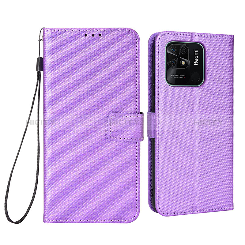 Coque Portefeuille Livre Cuir Etui Clapet BY6 pour Xiaomi Redmi 10 Power Plus