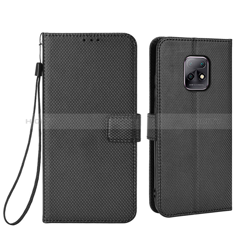 Coque Portefeuille Livre Cuir Etui Clapet BY6 pour Xiaomi Redmi 10X Pro 5G Noir Plus