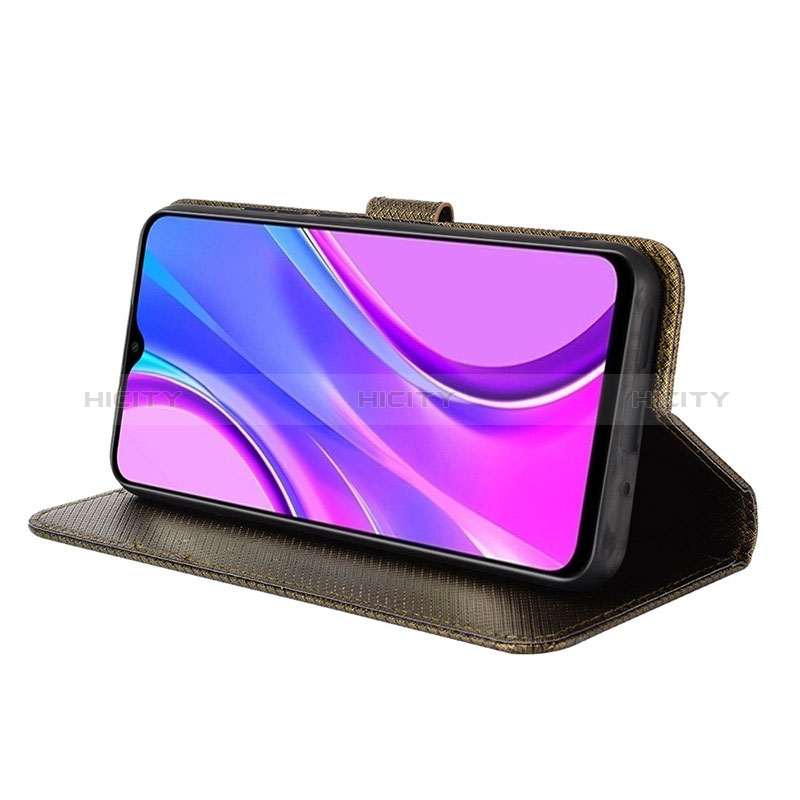 Coque Portefeuille Livre Cuir Etui Clapet BY6 pour Xiaomi Redmi 9 Activ Plus