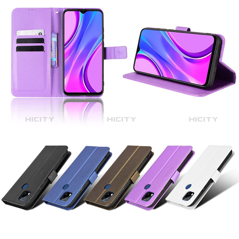 Coque Portefeuille Livre Cuir Etui Clapet BY6 pour Xiaomi Redmi 9 Activ Plus