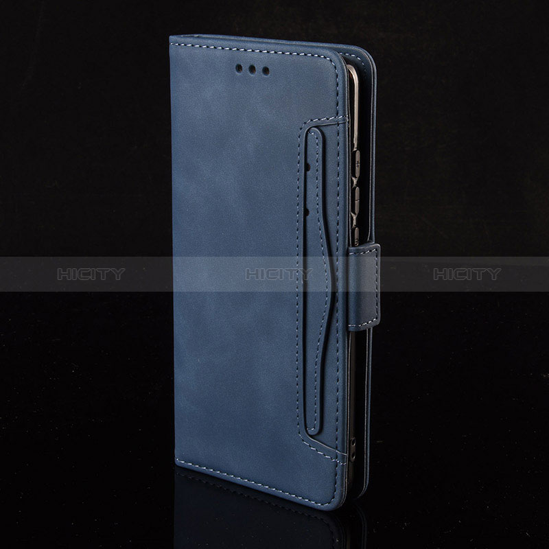 Coque Portefeuille Livre Cuir Etui Clapet BY7 pour Xiaomi Poco M5 4G Bleu Plus