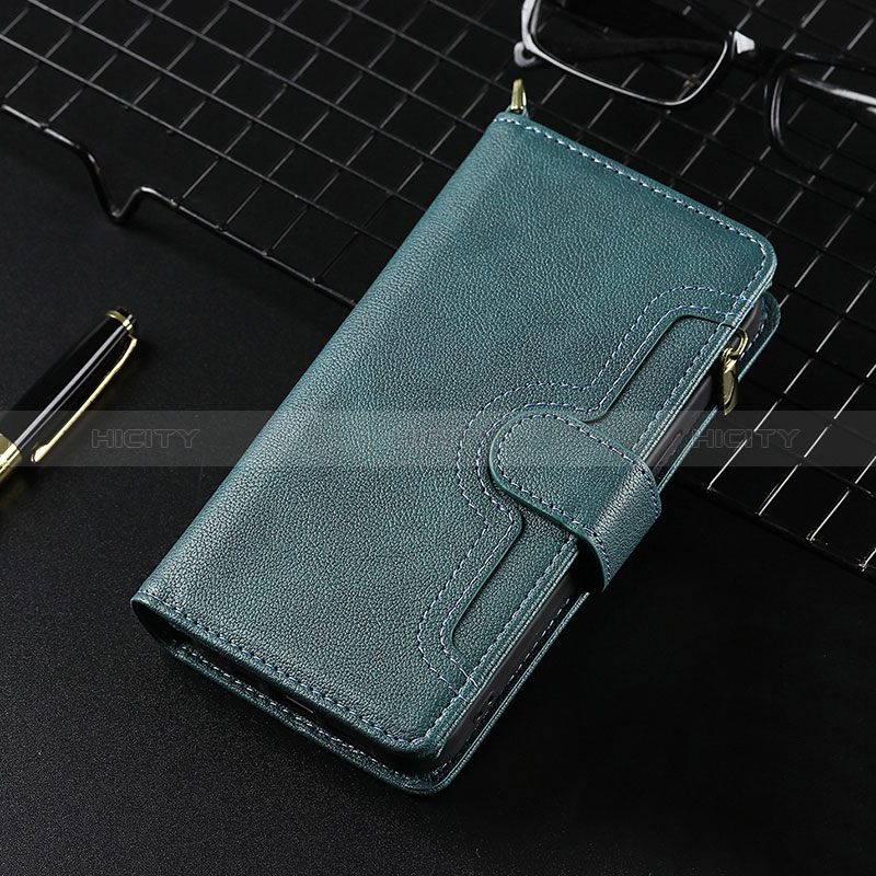 Coque Portefeuille Livre Cuir Etui Clapet BY7 pour Xiaomi Redmi Note 11 4G (2021) Vert Plus