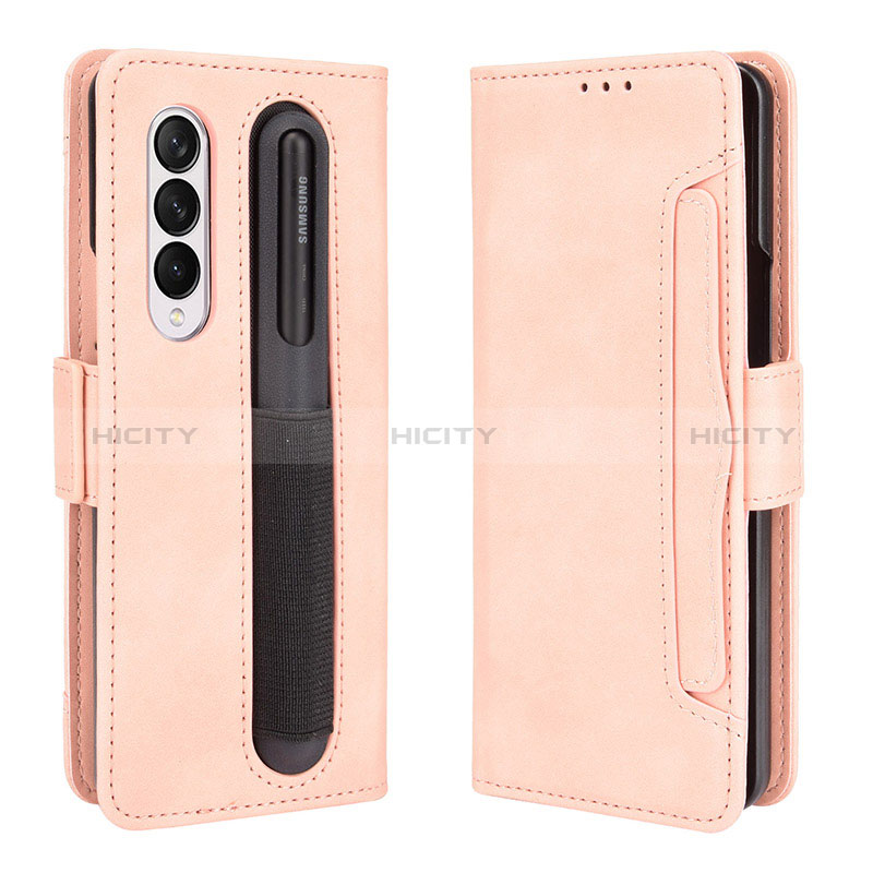 Coque Portefeuille Livre Cuir Etui Clapet BY9 pour Samsung Galaxy Z Fold3 5G Plus