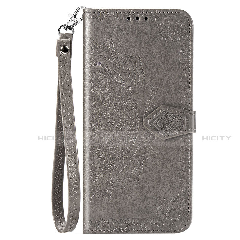 Coque Portefeuille Livre Cuir Etui Clapet C01 pour Xiaomi Redmi Note 9 Gris Plus