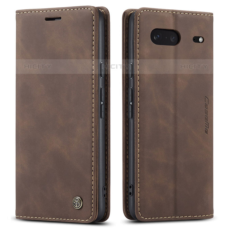 Coque Portefeuille Livre Cuir Etui Clapet C01S pour Google Pixel 7 5G Marron Plus