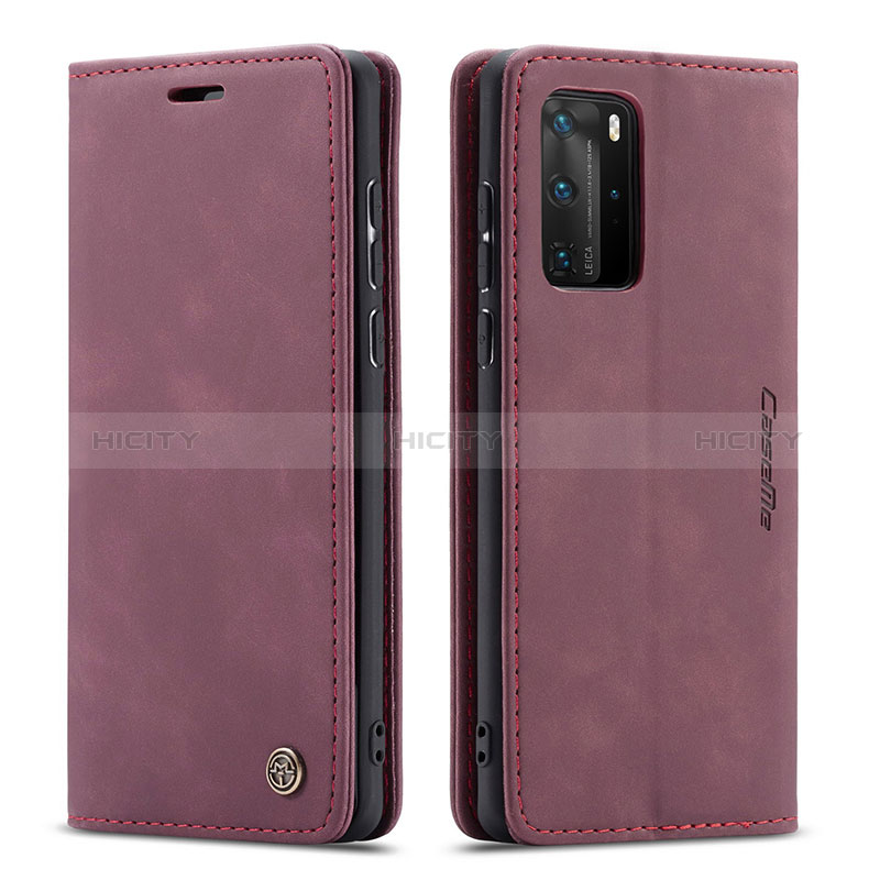 Coque Portefeuille Livre Cuir Etui Clapet C01S pour Huawei P40 Pro Plus