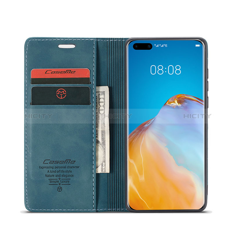 Coque Portefeuille Livre Cuir Etui Clapet C01S pour Huawei P40 Pro Plus