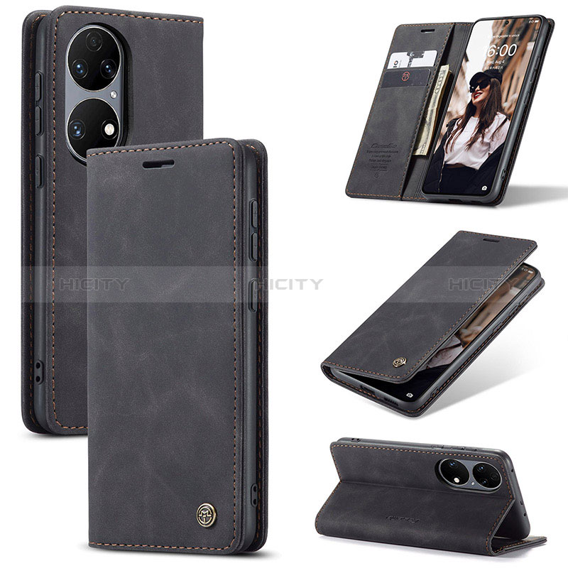 Coque Portefeuille Livre Cuir Etui Clapet C01S pour Huawei P50 Plus