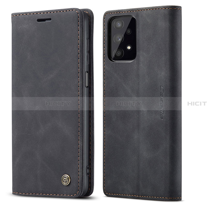 Coque Portefeuille Livre Cuir Etui Clapet C01S pour Samsung Galaxy A32 4G Noir Plus