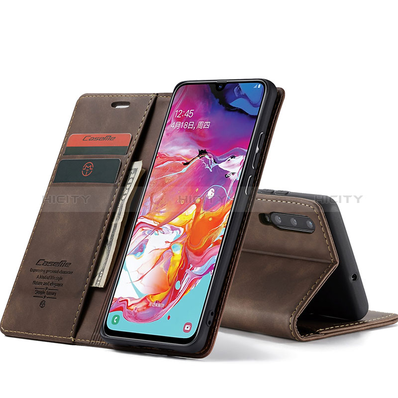 Coque Portefeuille Livre Cuir Etui Clapet C01S pour Samsung Galaxy A70 Plus